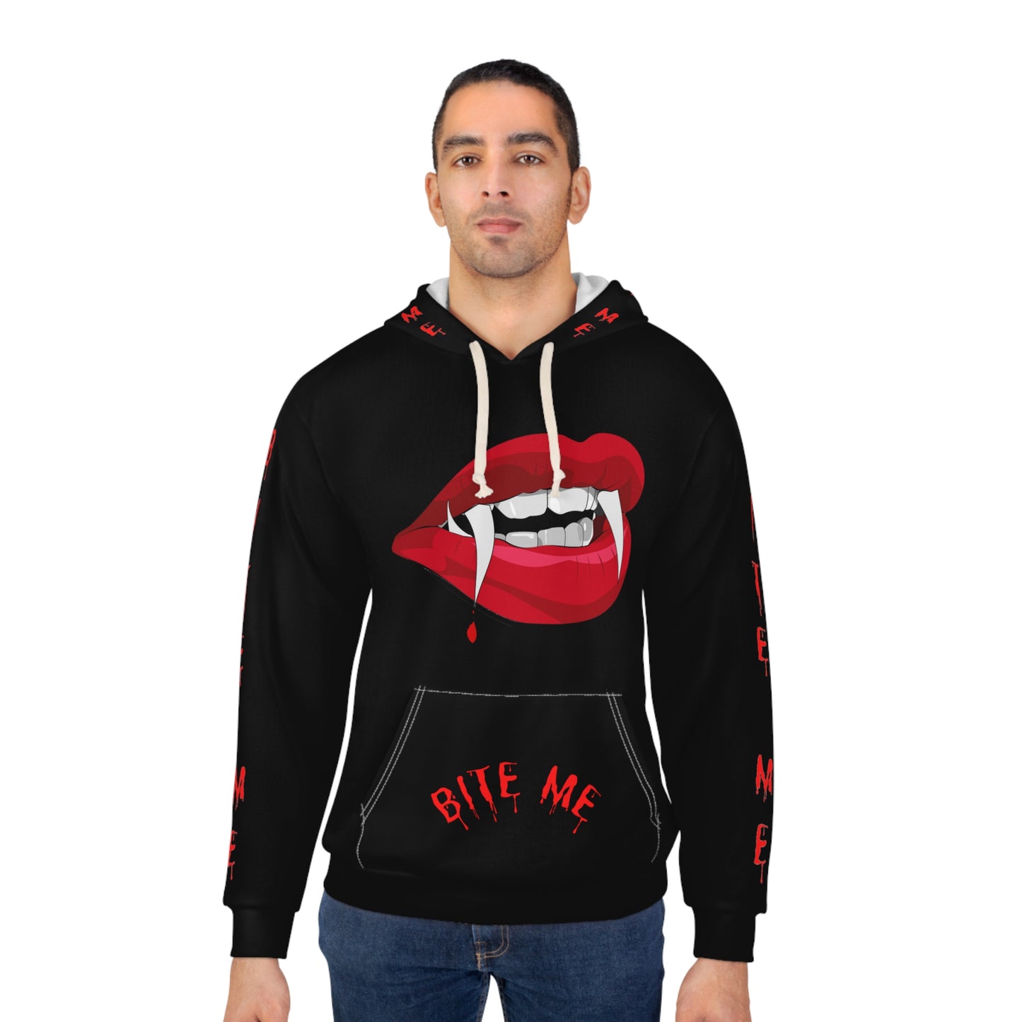 "BITE ME" Halloween Pullover Hoodie