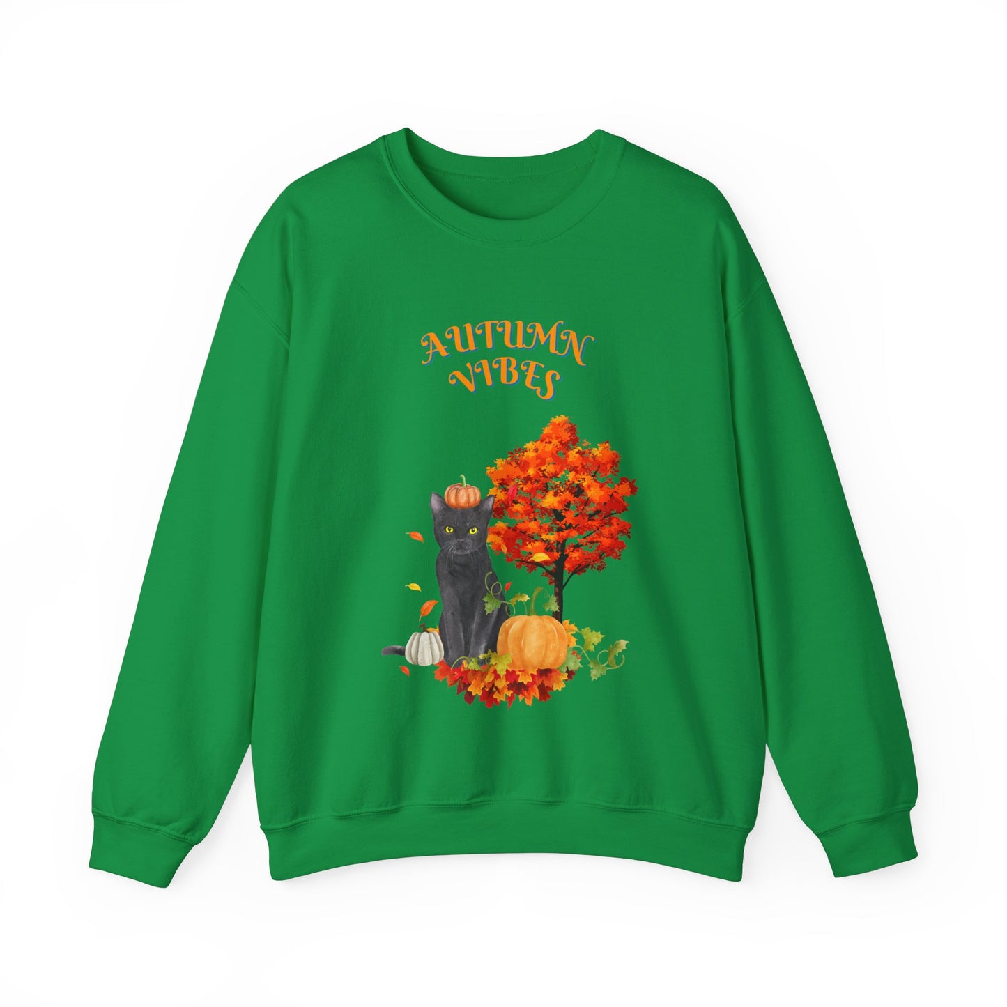 Autumn Vibes Fall Crewneck Sweatshirt