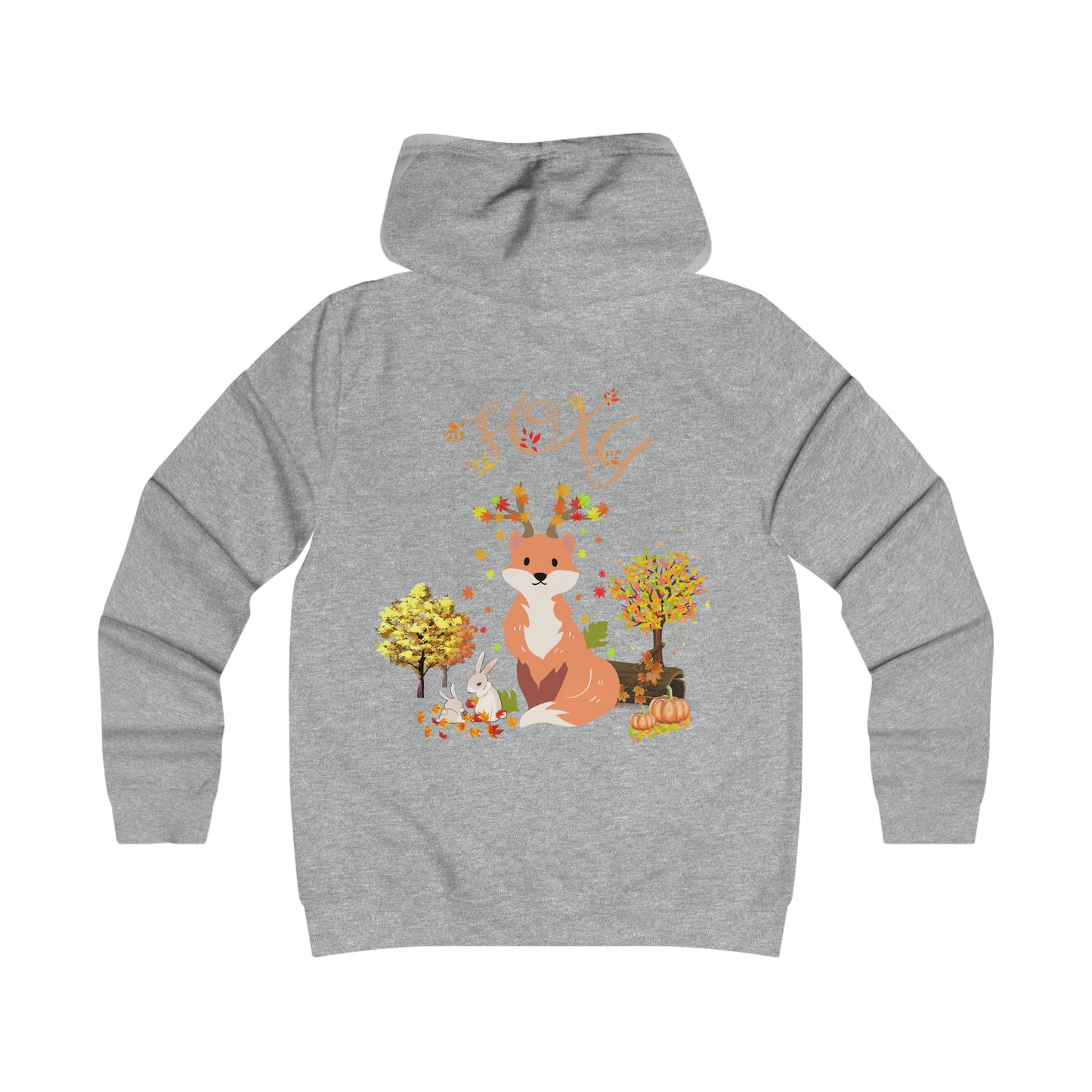 Foxy Fall Girlie College Hoodie