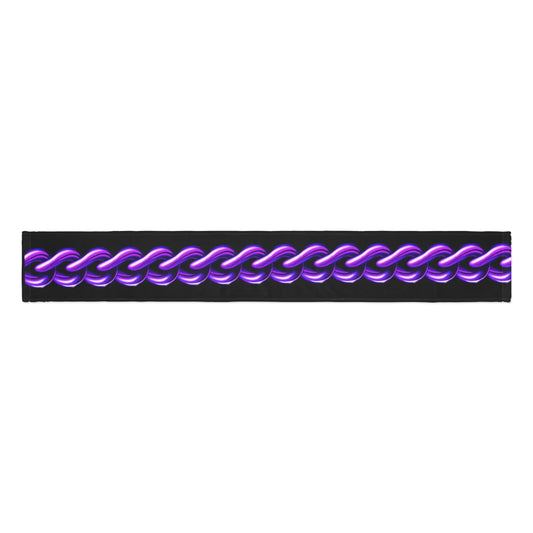 Purple Chain Winter Scarf