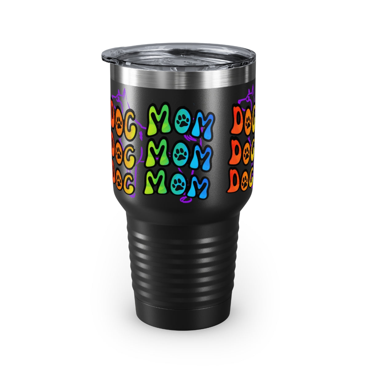 Dog Mom Ringneck Tumbler, 30oz