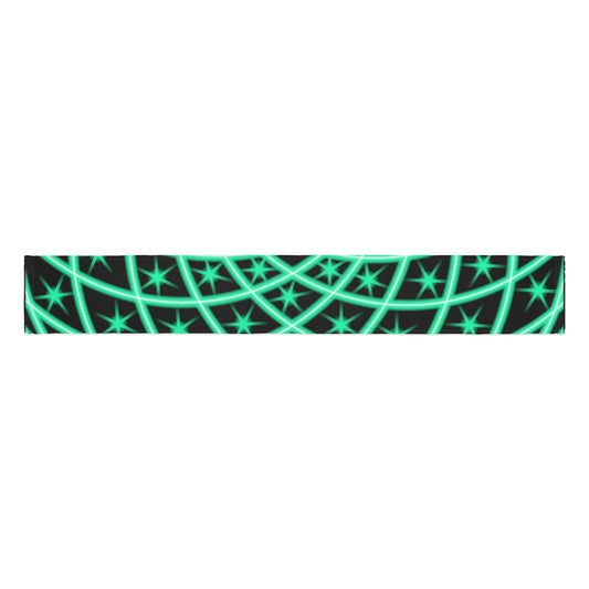 Psychedelic,  Green Mandala, Winter Scarf
