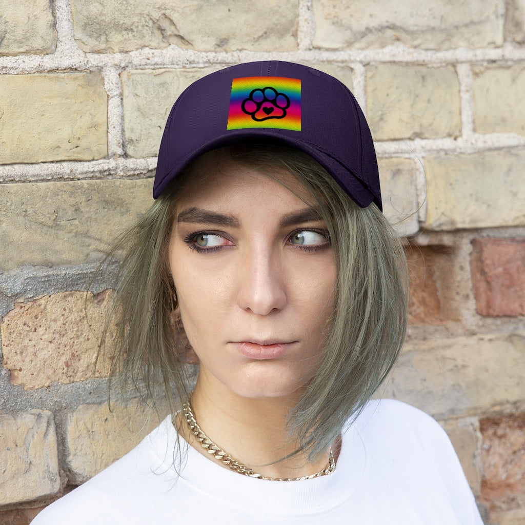 PRIDE Paw Baseball Cap