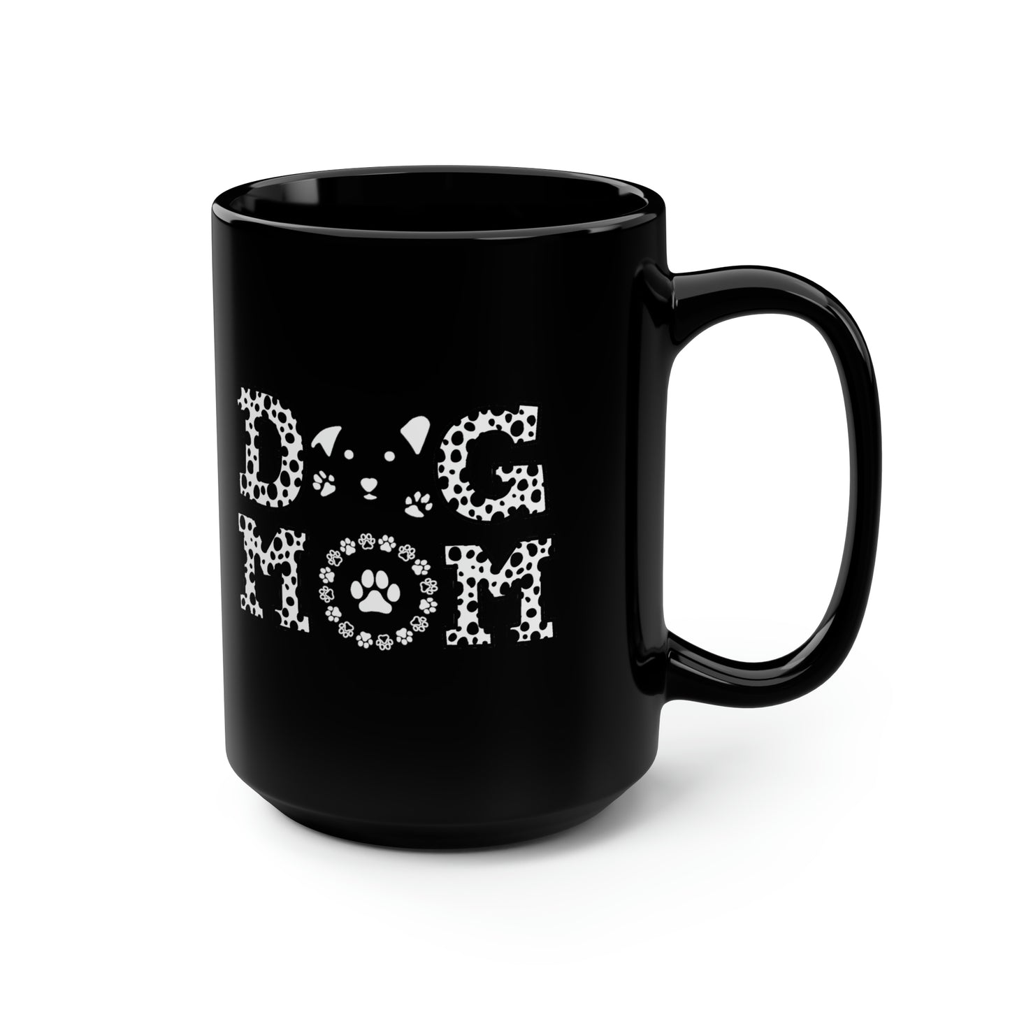 Dog Mom, Coffee Mug, 15oz, Ceramic Mug, Mother's Day Gift Ideas, Dog Lover Gift