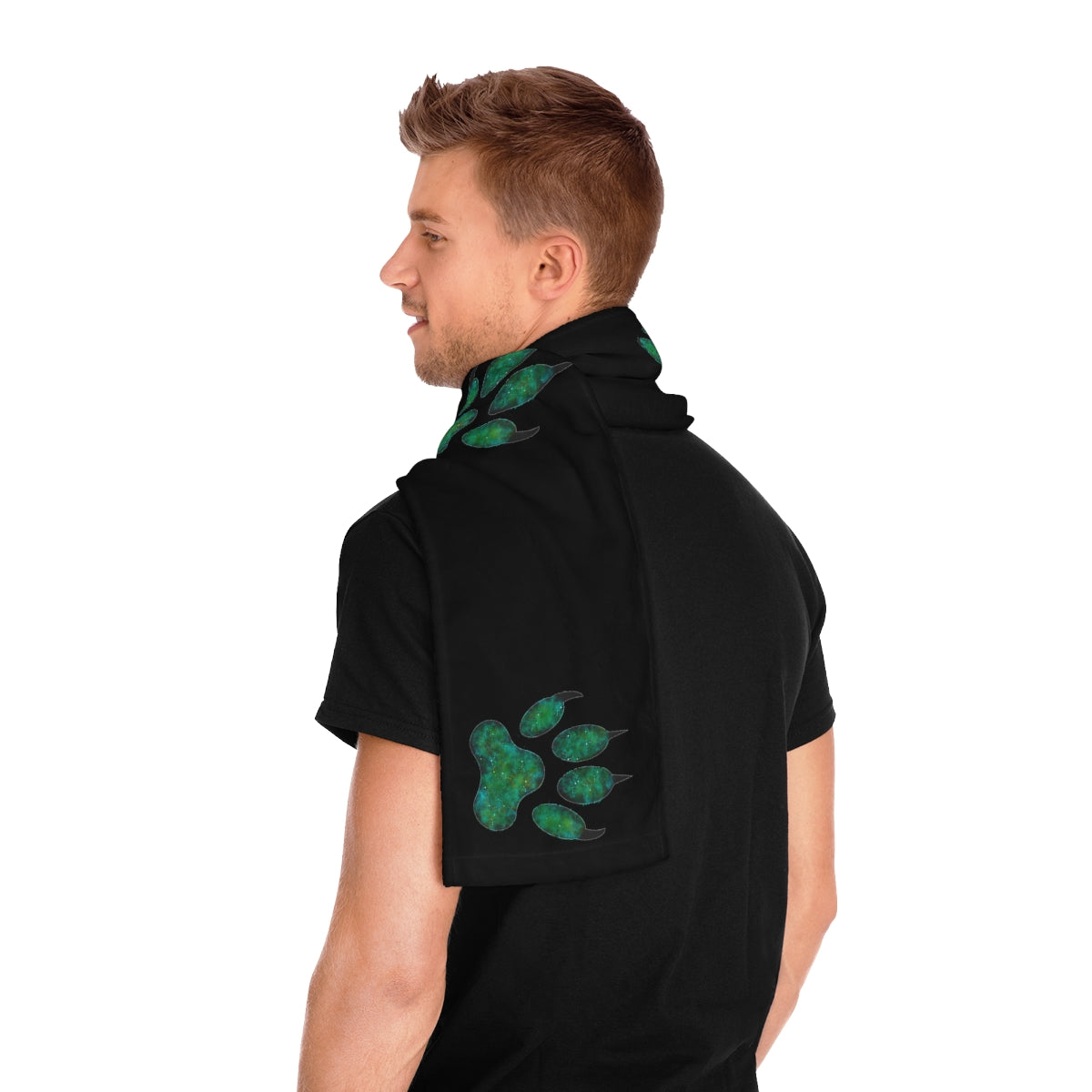 Tiger Paw Print, Winter Scarf