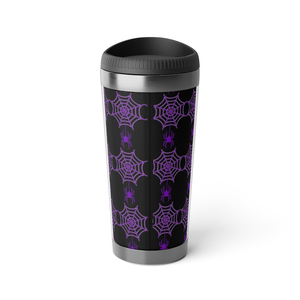 Stainless Steel Spider web Halloween Travel Mug with Insert