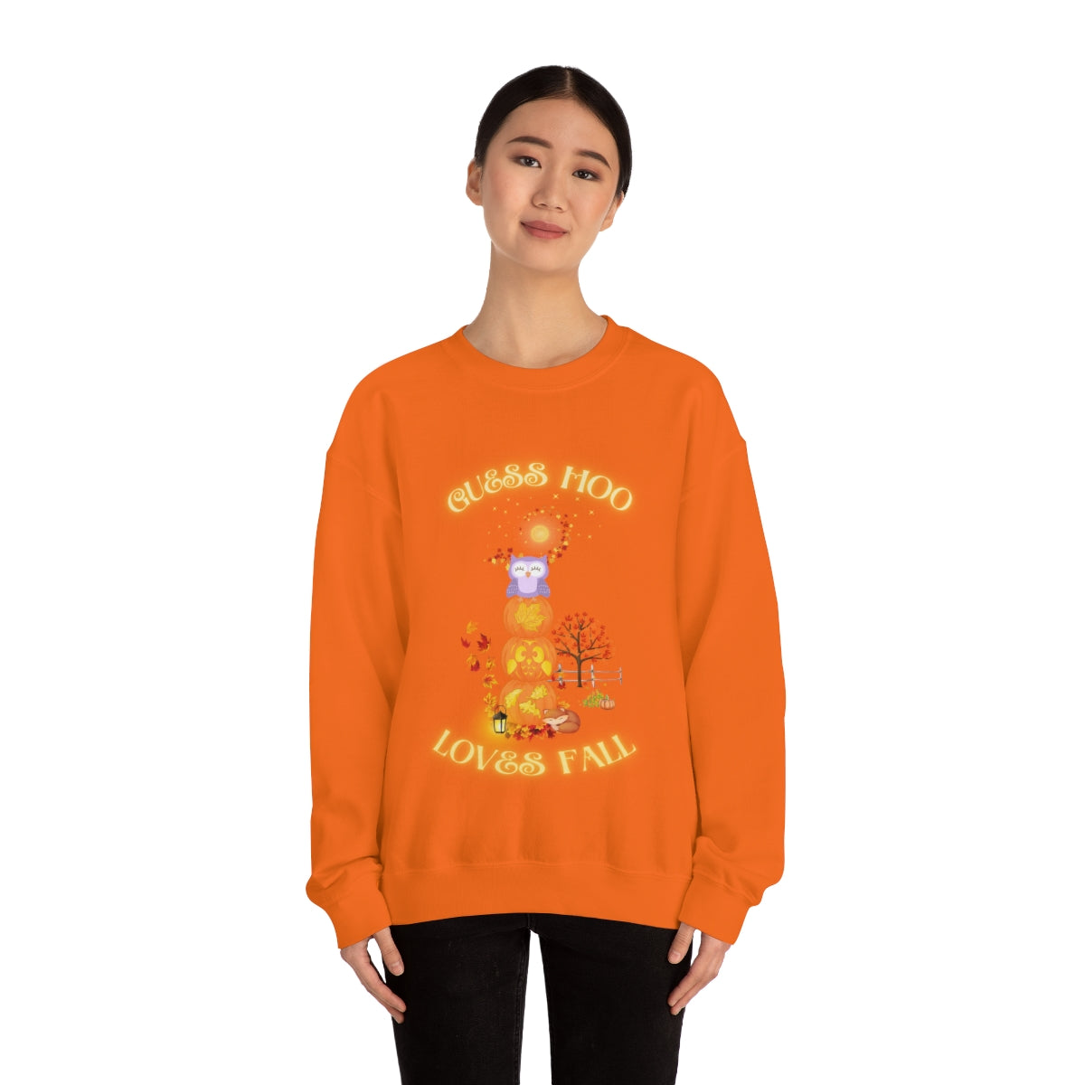 Guess Hoo Loves Fall Crewneck Sweatshirt