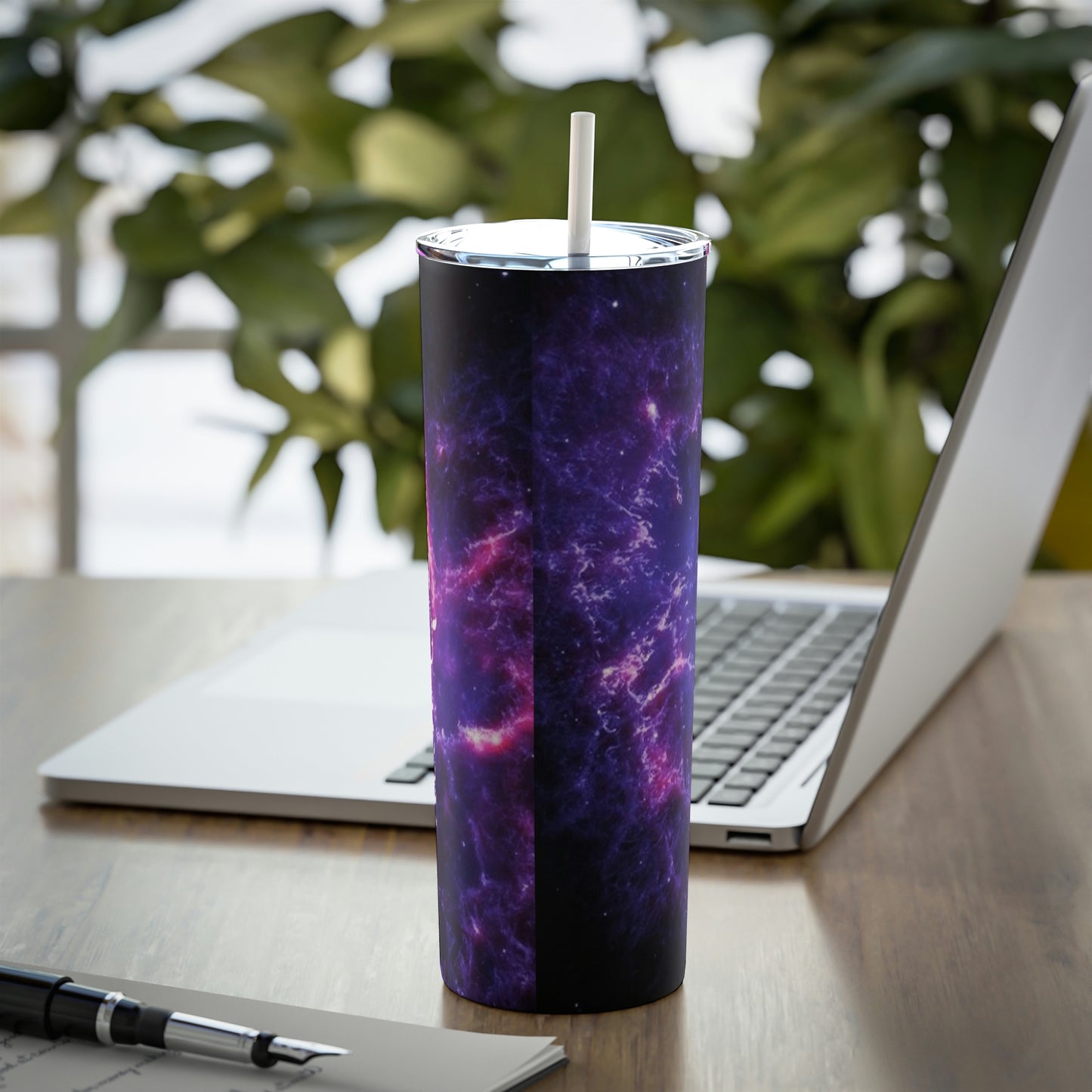 Kick Ass, Skinny Steel Tumbler with Straw, 20oz, Gifts