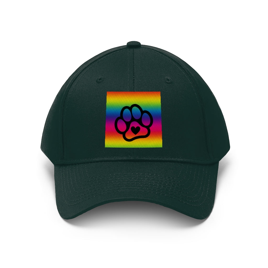 PRIDE Paw Baseball Cap