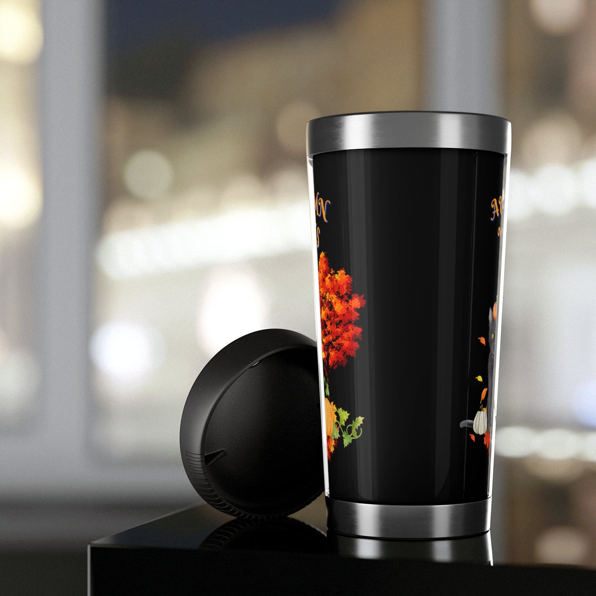 Autumn Vibes Travel Mug with Insert