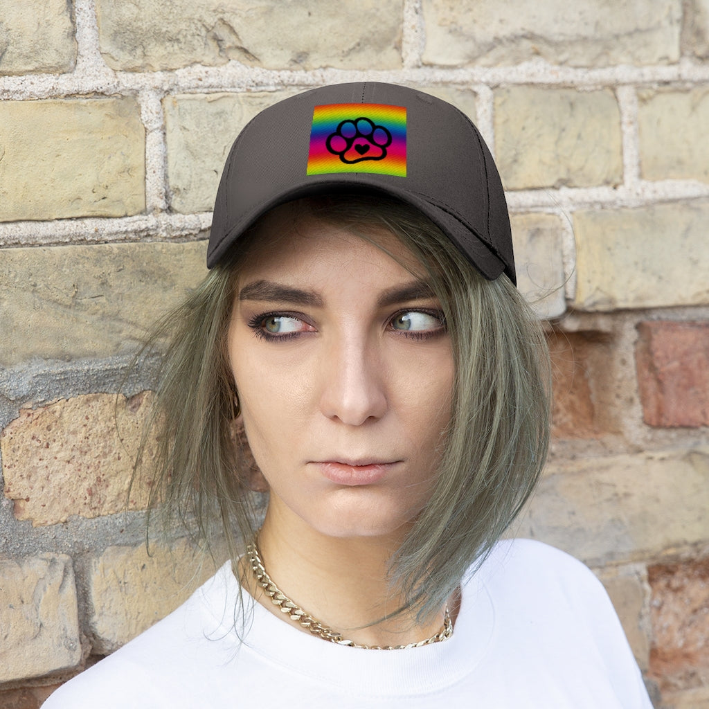 PRIDE Paw Baseball Cap