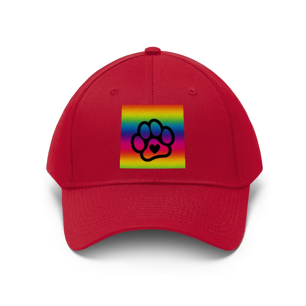 PRIDE Paw Baseball Cap