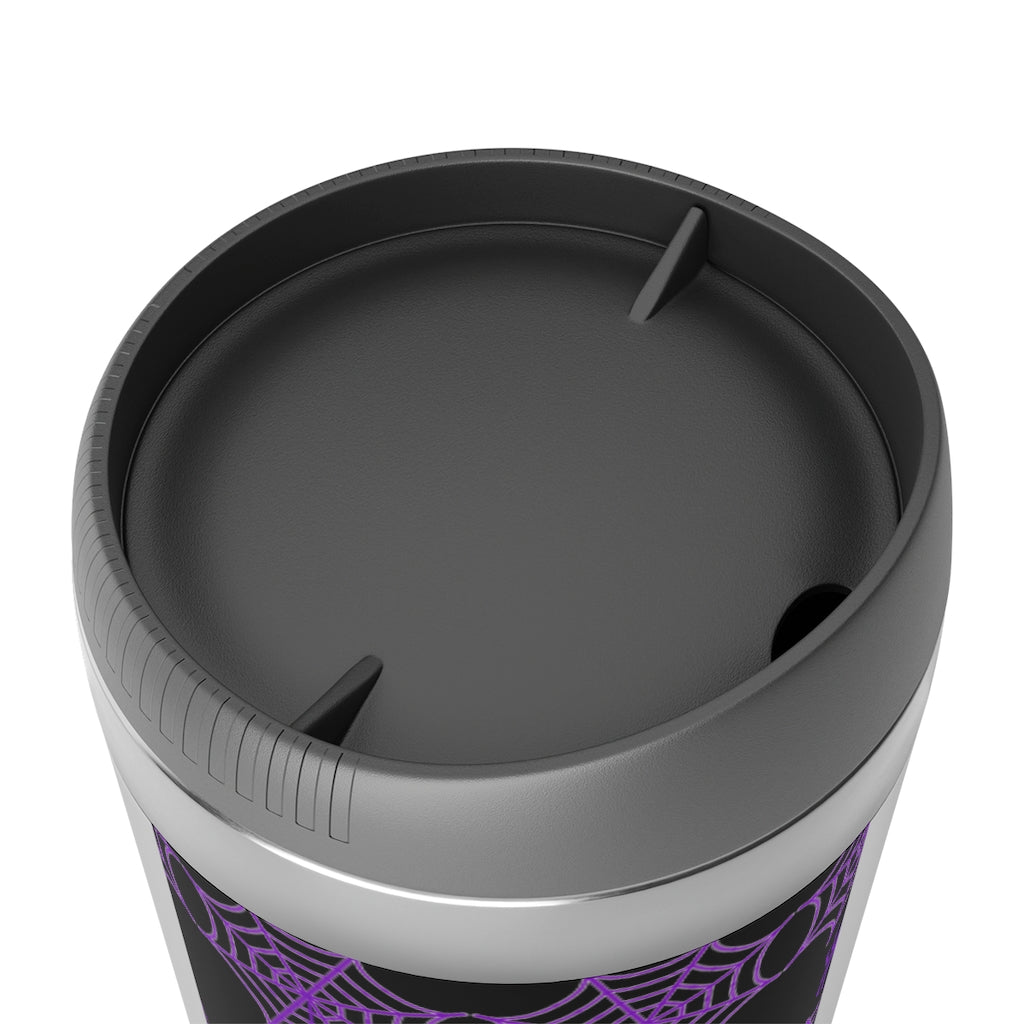 Stainless Steel Spider web Halloween Travel Mug with Insert