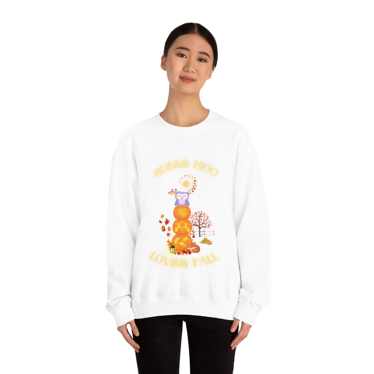 Guess Hoo Loves Fall Crewneck Sweatshirt