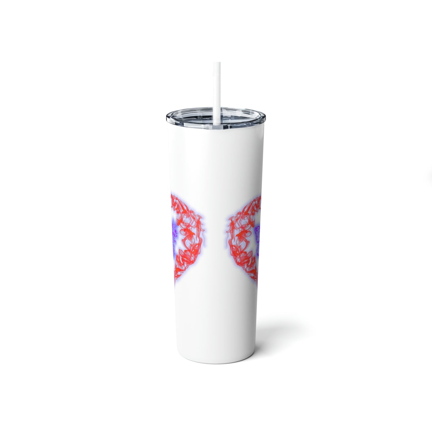 Butterfly Love, Skinny Steel Tumbler with Straw, 20oz, Gifts