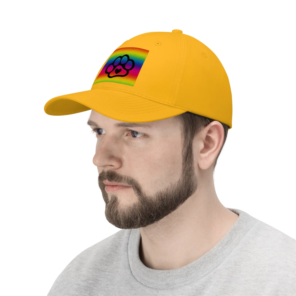 PRIDE Paw Baseball Cap
