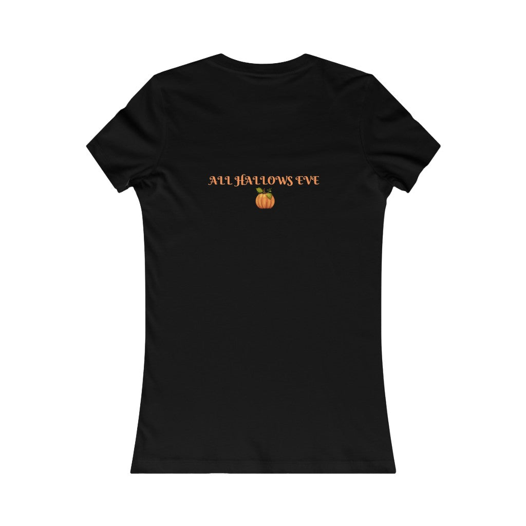 Women's Favorite Tee All Hallows Eve "Boo" Top