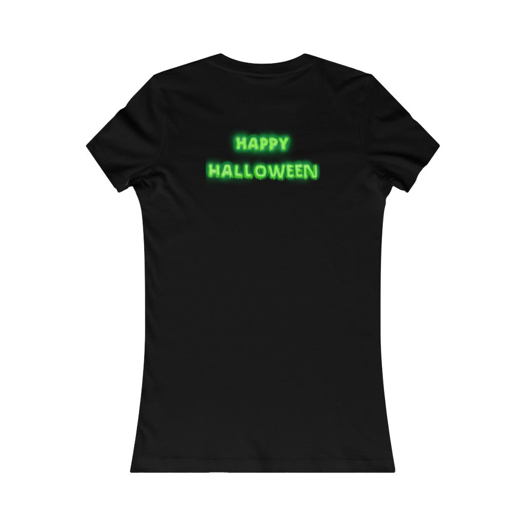 Women's Favorite Tee Pumpkin Glow Halloween Top