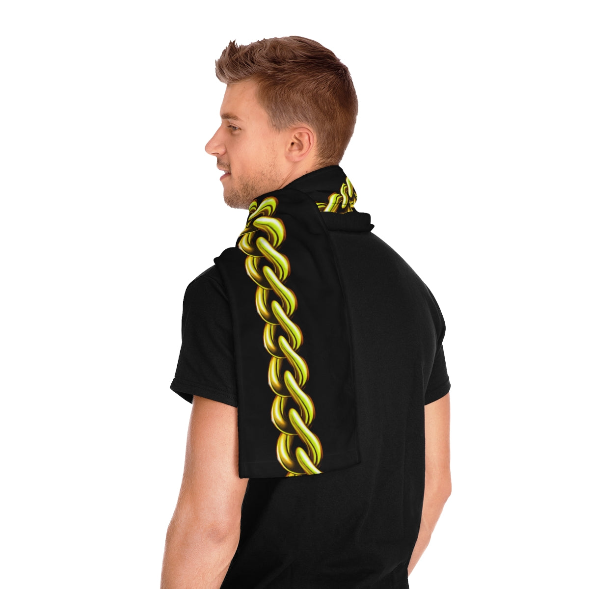 Gold Chain Winter Scarf