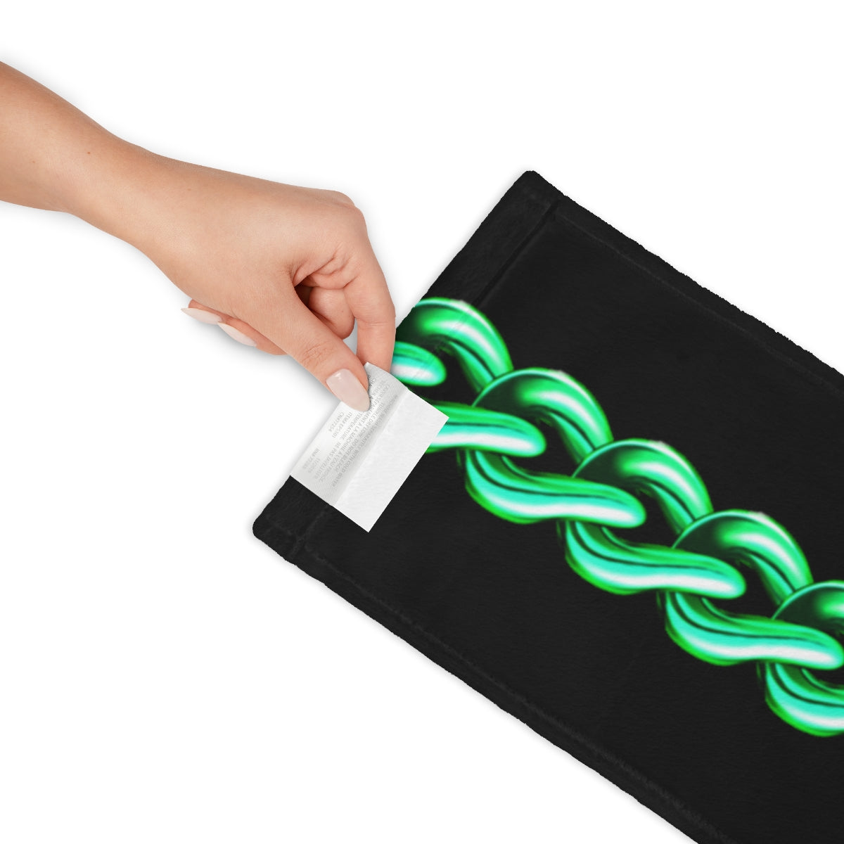 Green Chain Winter Scarf