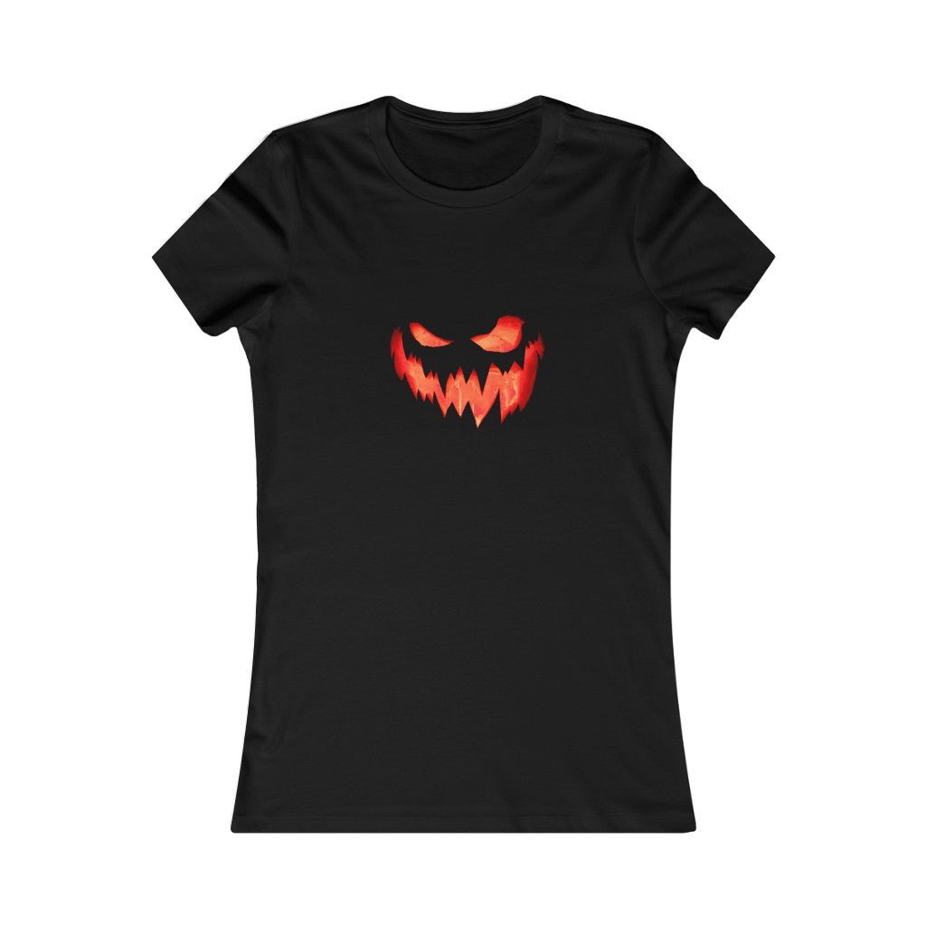 Women's Favorite Tee Spooky pumpkin Top