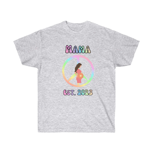 Mama Est. 2023, Ultra Cotton Tee, Mothers Day Gift Idea, New Mom Gift