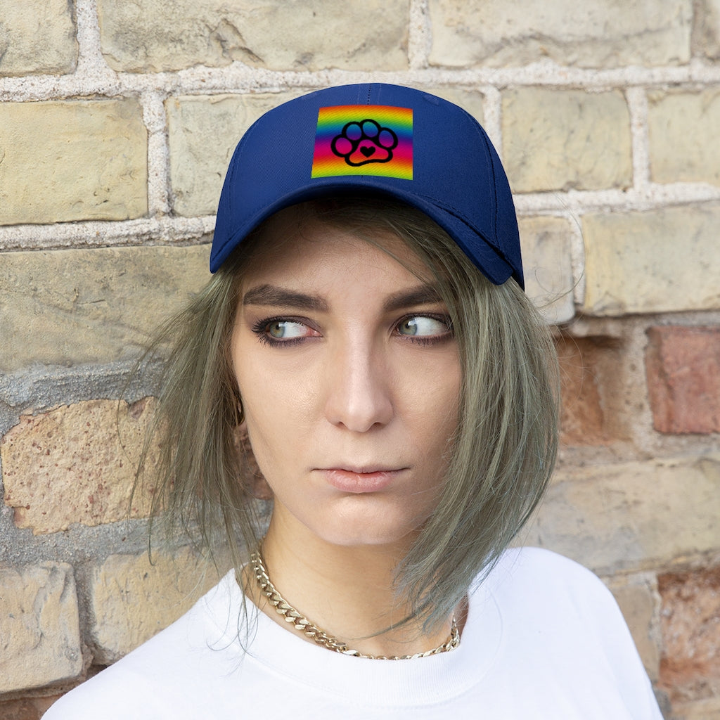 PRIDE Paw Baseball Cap