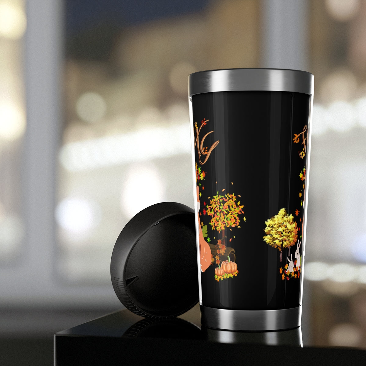 Foxy Fall Travel Mug with Insert