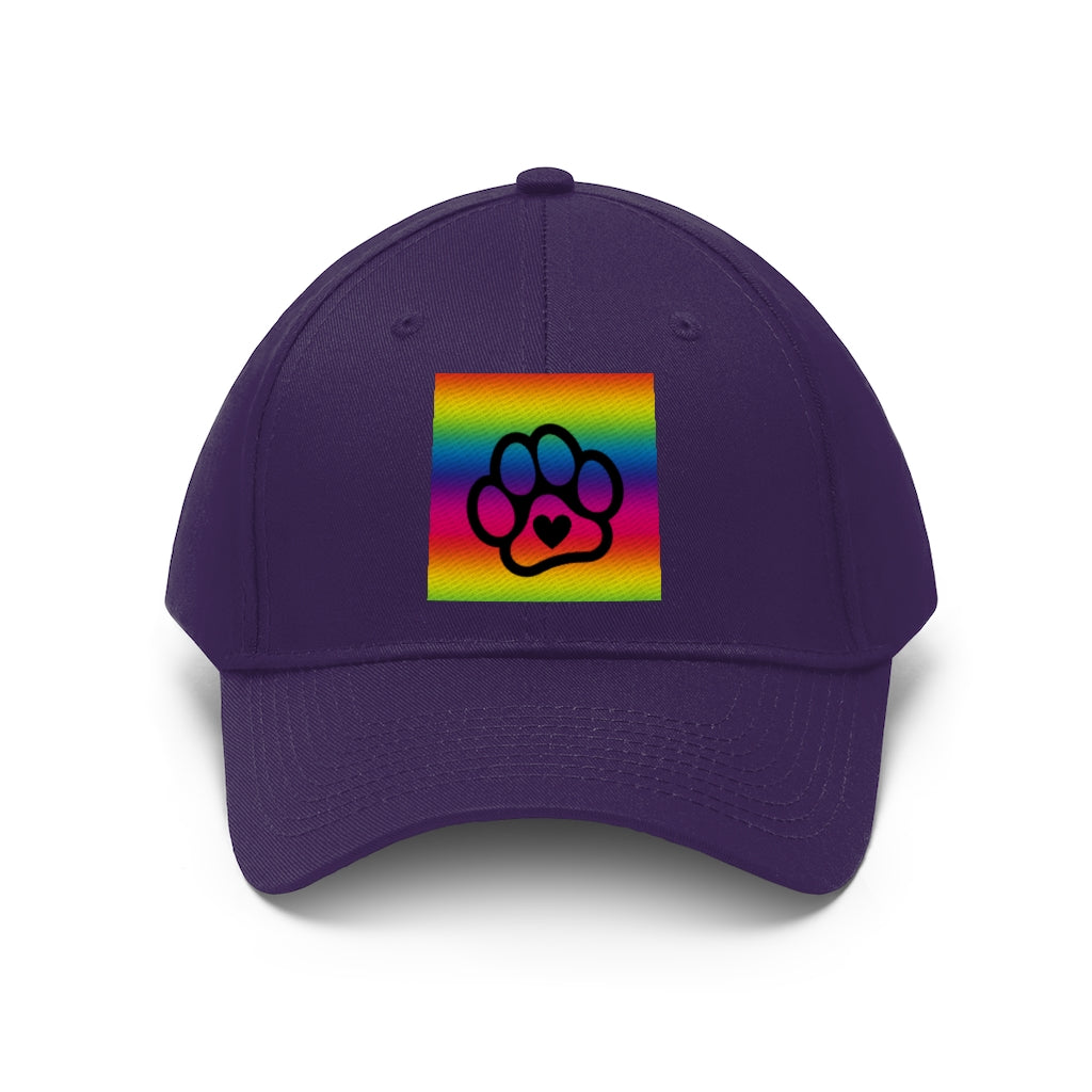 PRIDE Paw Baseball Cap