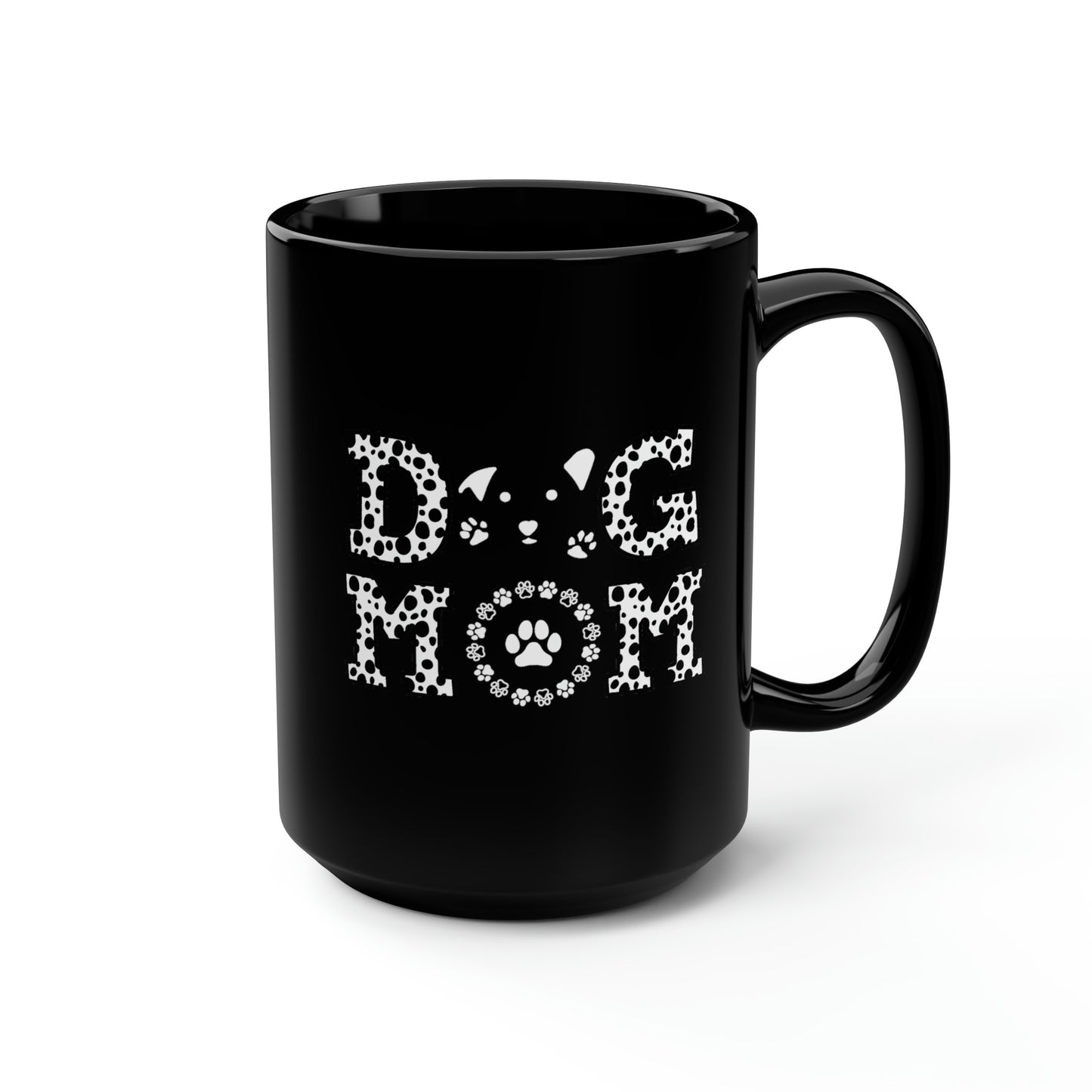 Dog Mom, Coffee Mug, 15oz, Ceramic Mug, Mother's Day Gift Ideas, Dog Lover Gift