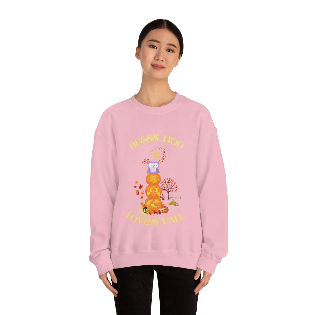 Guess Hoo Loves Fall Crewneck Sweatshirt