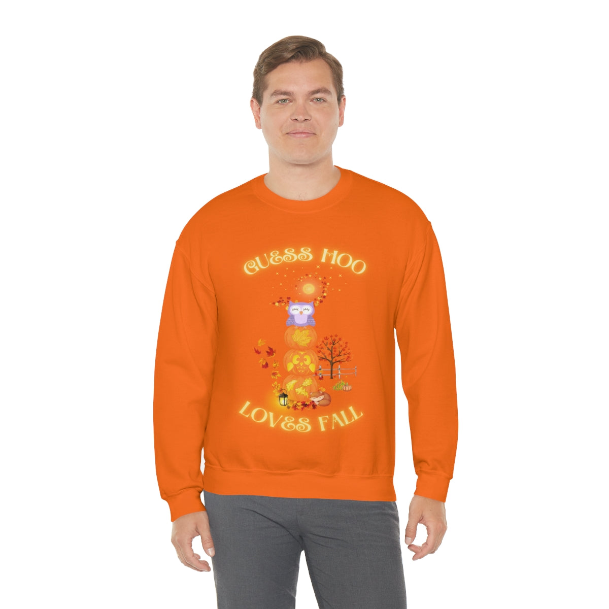 Guess Hoo Loves Fall Crewneck Sweatshirt