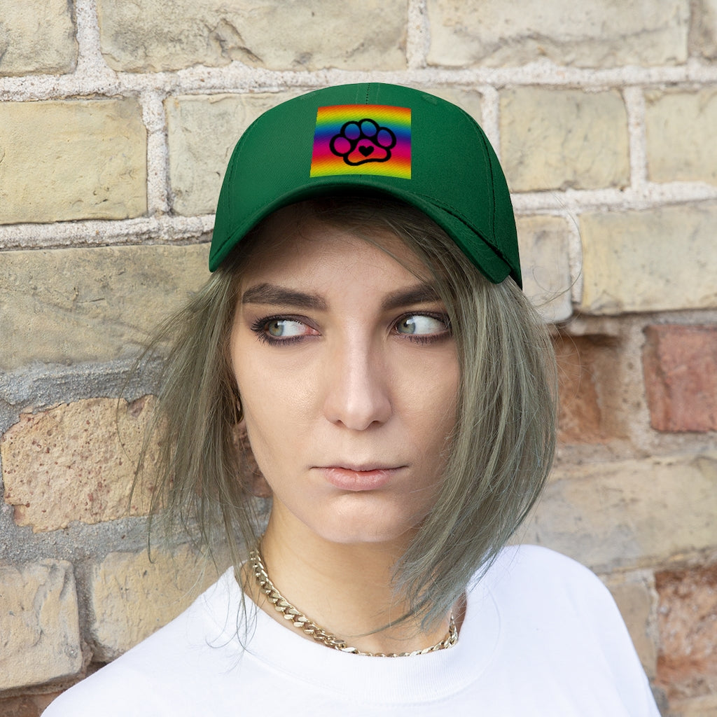 PRIDE Paw Baseball Cap