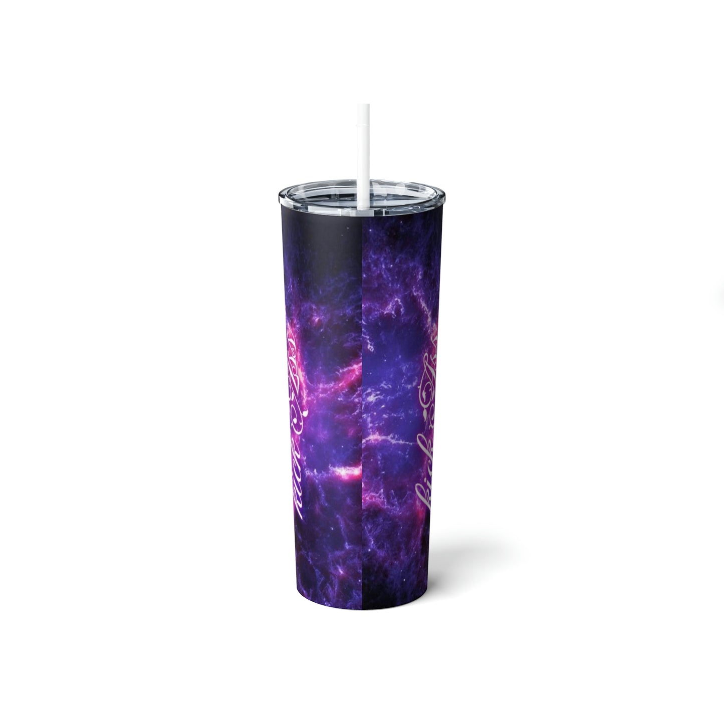 Kick Ass, Skinny Steel Tumbler with Straw, 20oz, Gifts