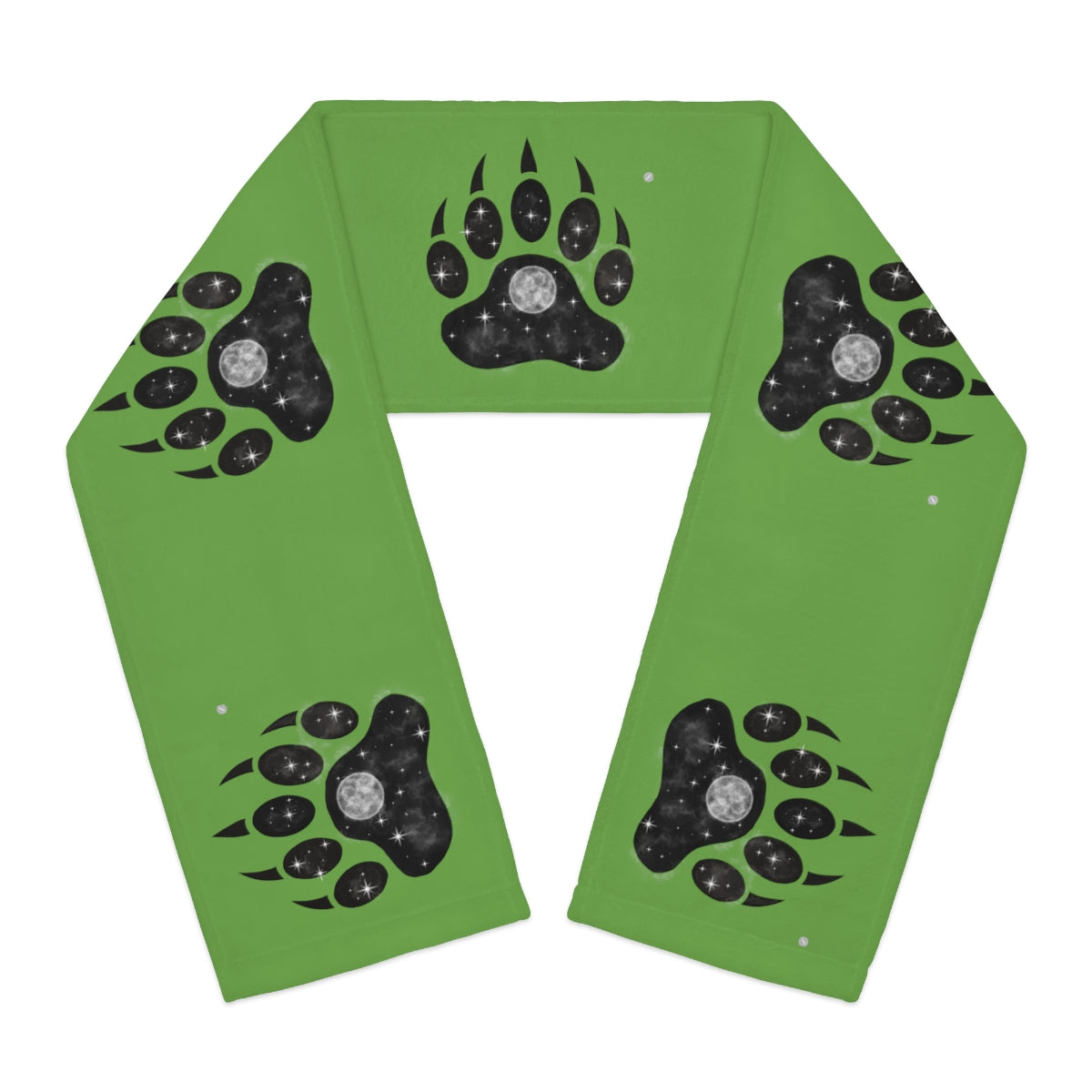 Bear Paw Print,  Winter Scarf