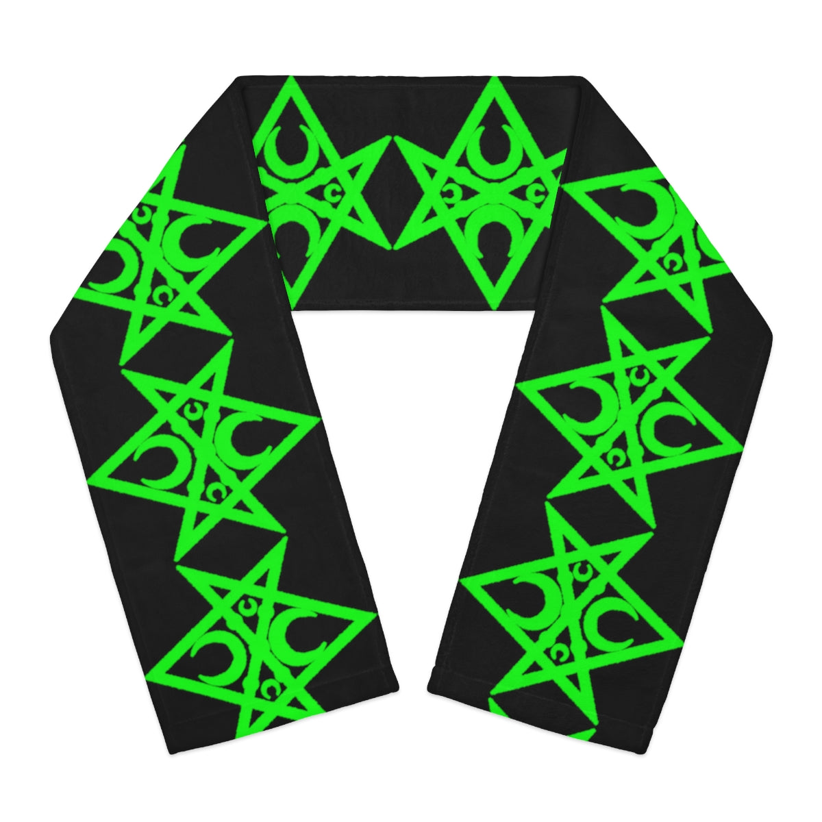 Unicursal Hexagram winter Scarf