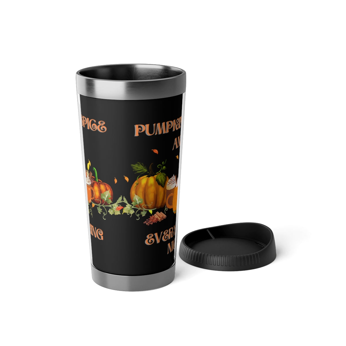 Pumpkin Spice and Everything Nice Halloween Travel Mug with Insert