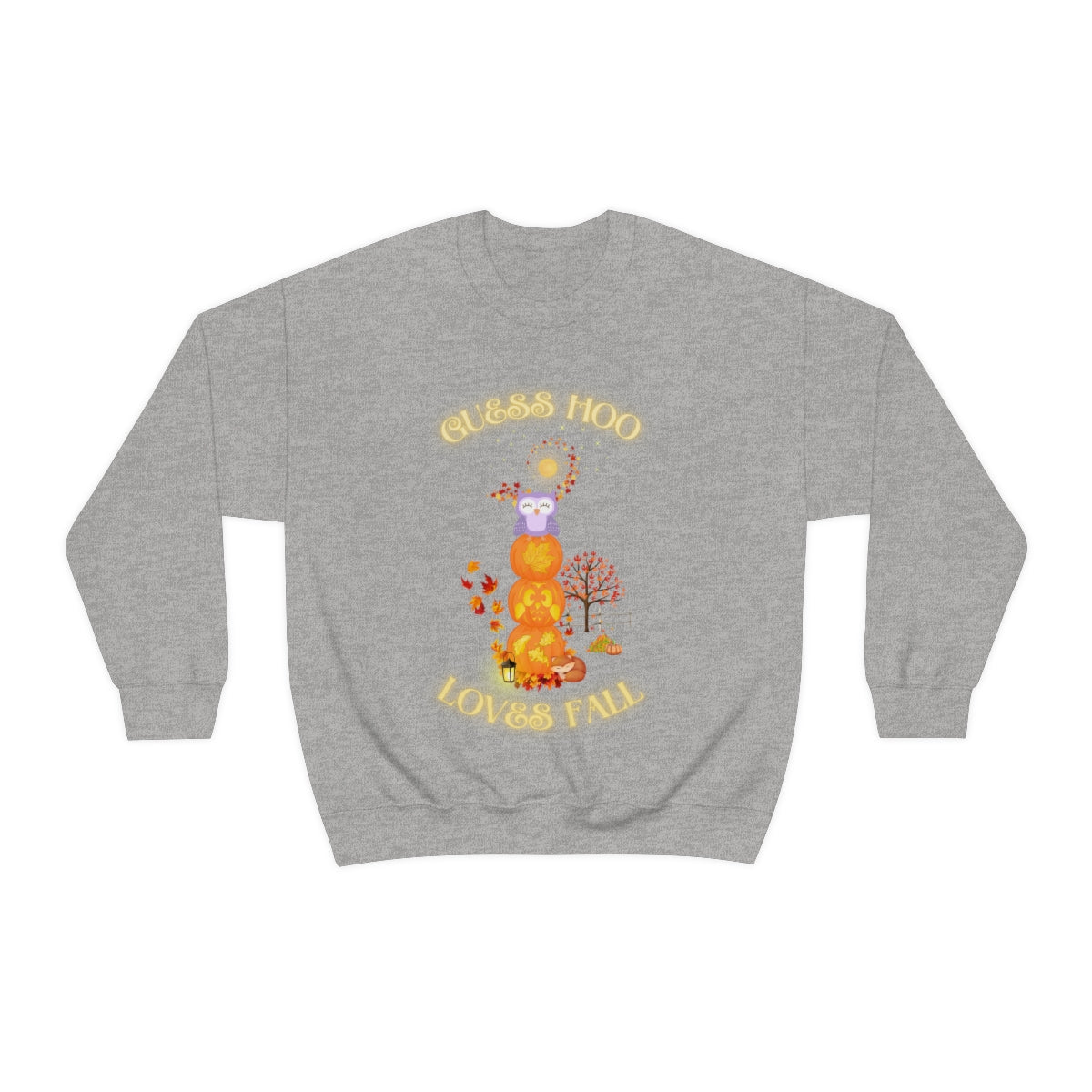 Guess Hoo Loves Fall Crewneck Sweatshirt