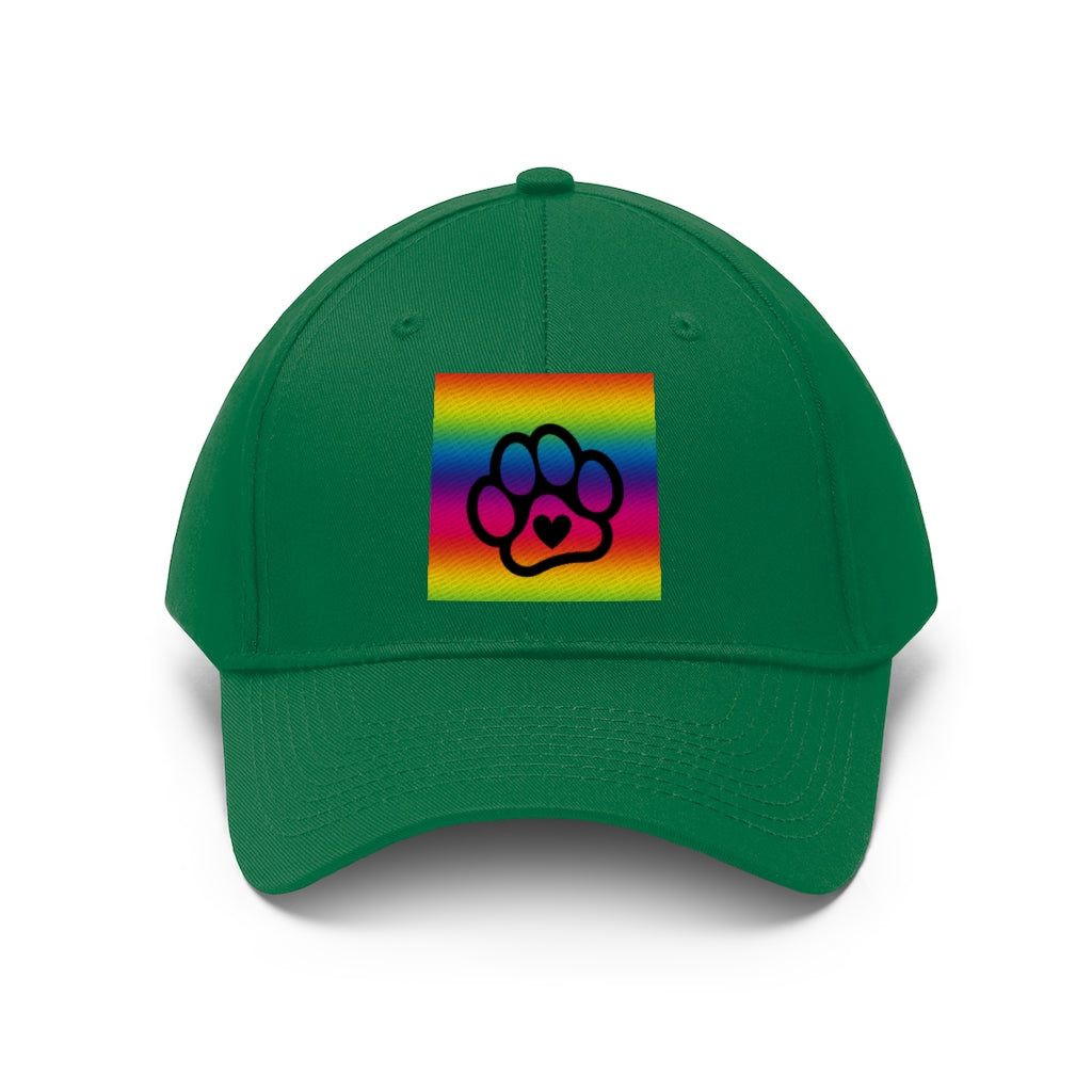 PRIDE Paw Baseball Cap