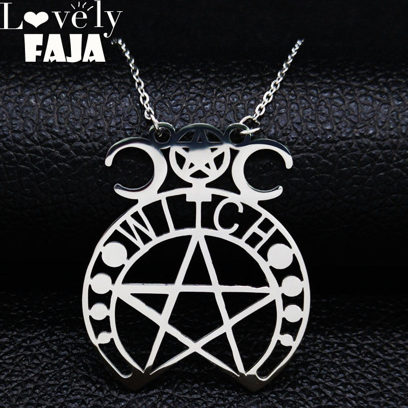 Pentagram Witch Necklace