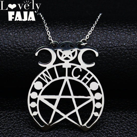 Pentagram Witch Necklace