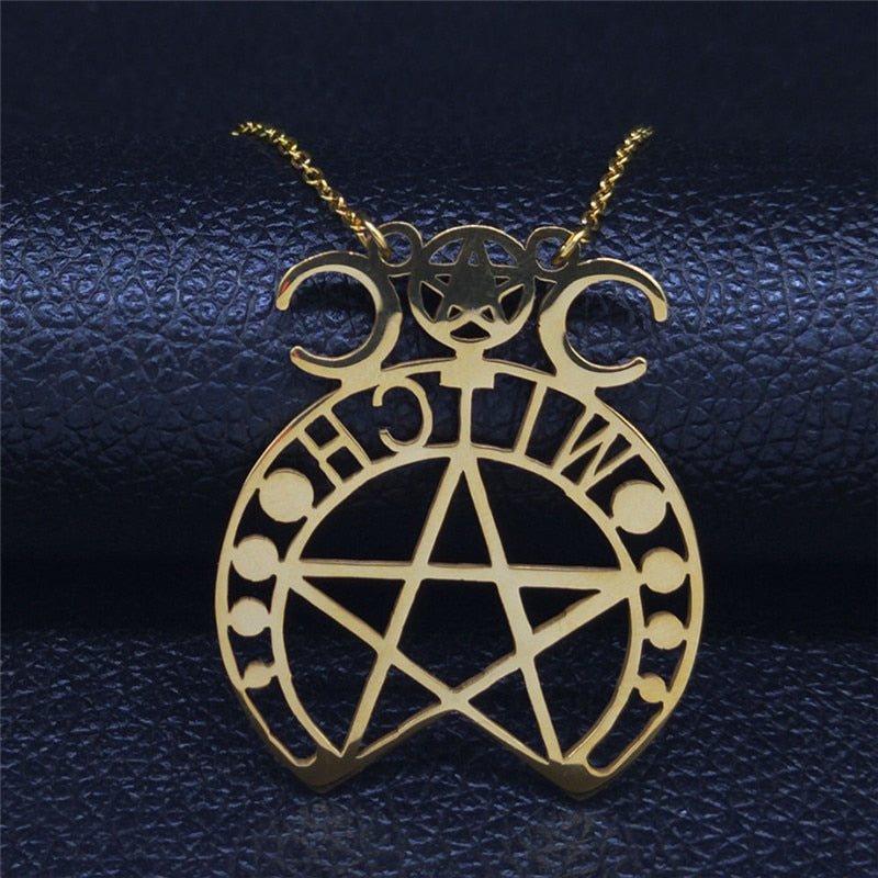 Pentagram Witch Necklace