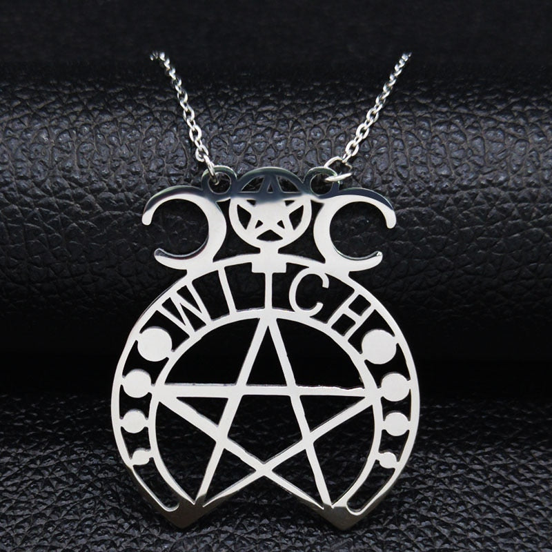 Pentagram Witch Necklace