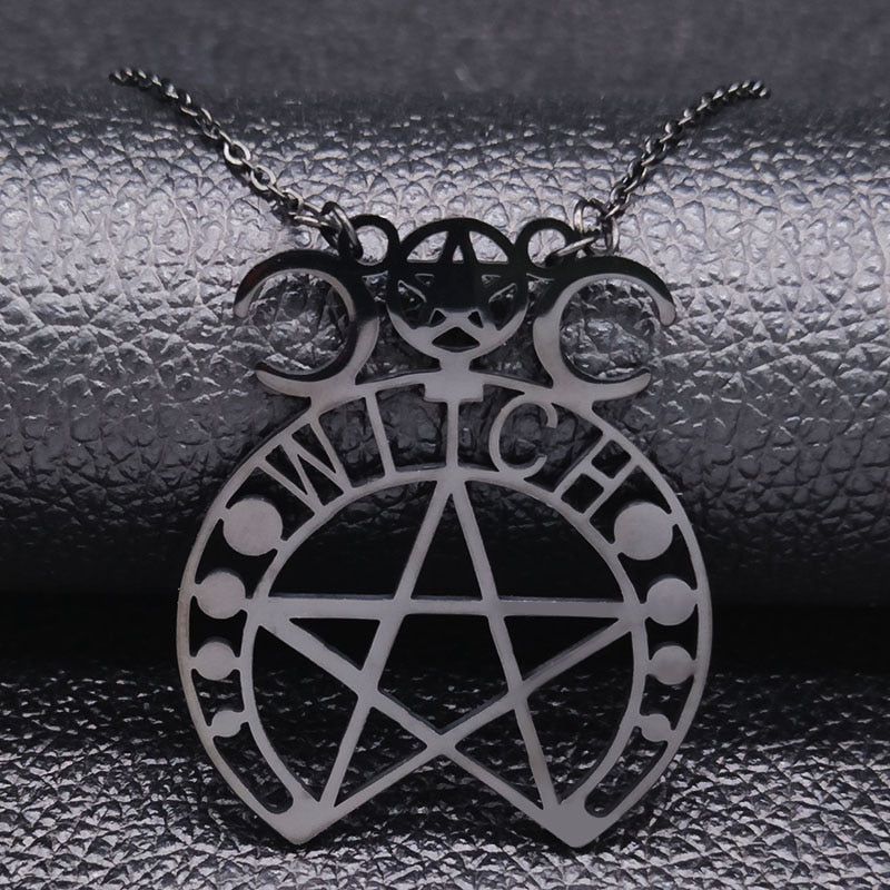 Pentagram Witch Necklace