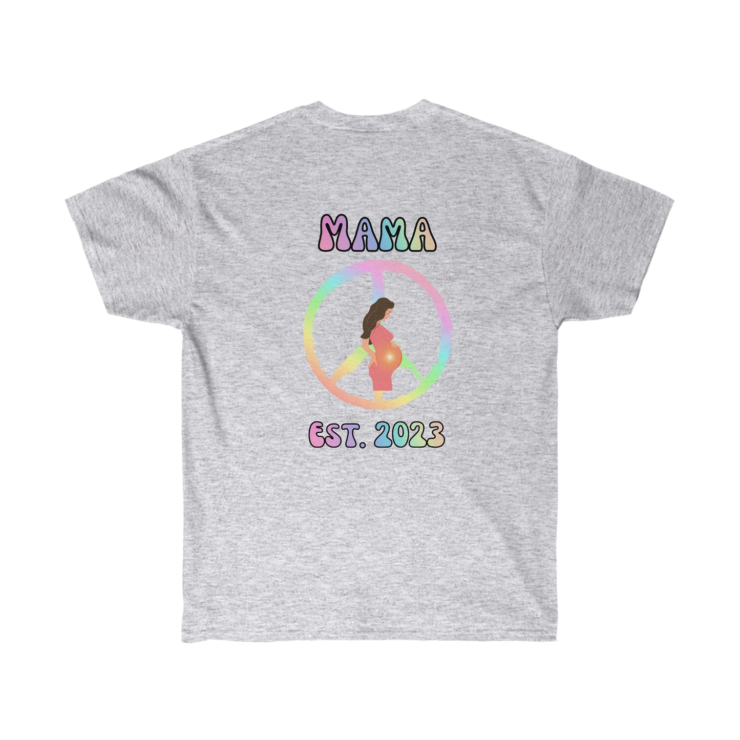 Mama Est. 2023, Ultra Cotton Tee, Mothers Day Gift Idea, New Mom Gift