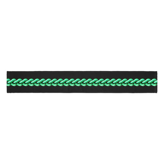 Green Chain Winter Scarf
