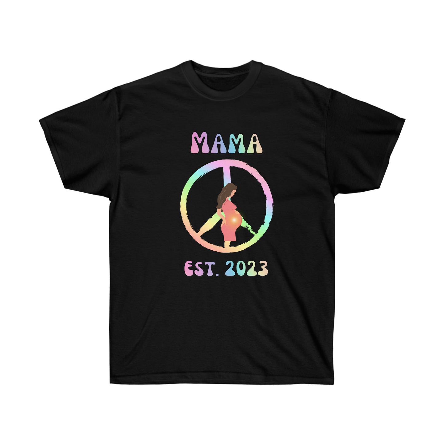 Mama Est. 2023, Ultra Cotton Tee, Mothers Day Gift Idea, New Mom Gift