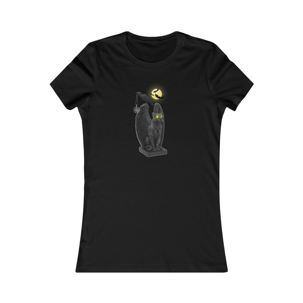 Women's Favorite Tee Edgar Allan Poe Raven Top