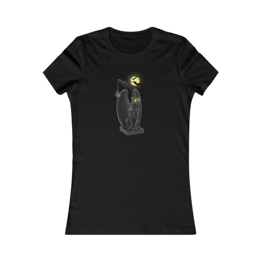 Women's Favorite Tee Edgar Allan Poe Raven Top