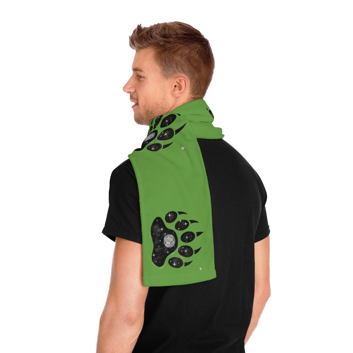 Bear Paw Print,  Winter Scarf